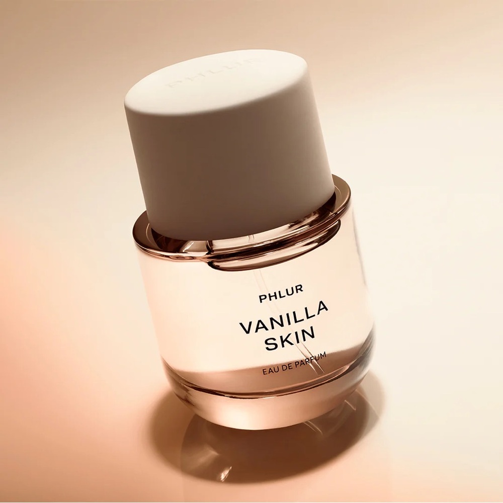 Phlur Vanilla Skin Eau de Parfum — Amber Bottle with White Cap - Picture 6 of 8